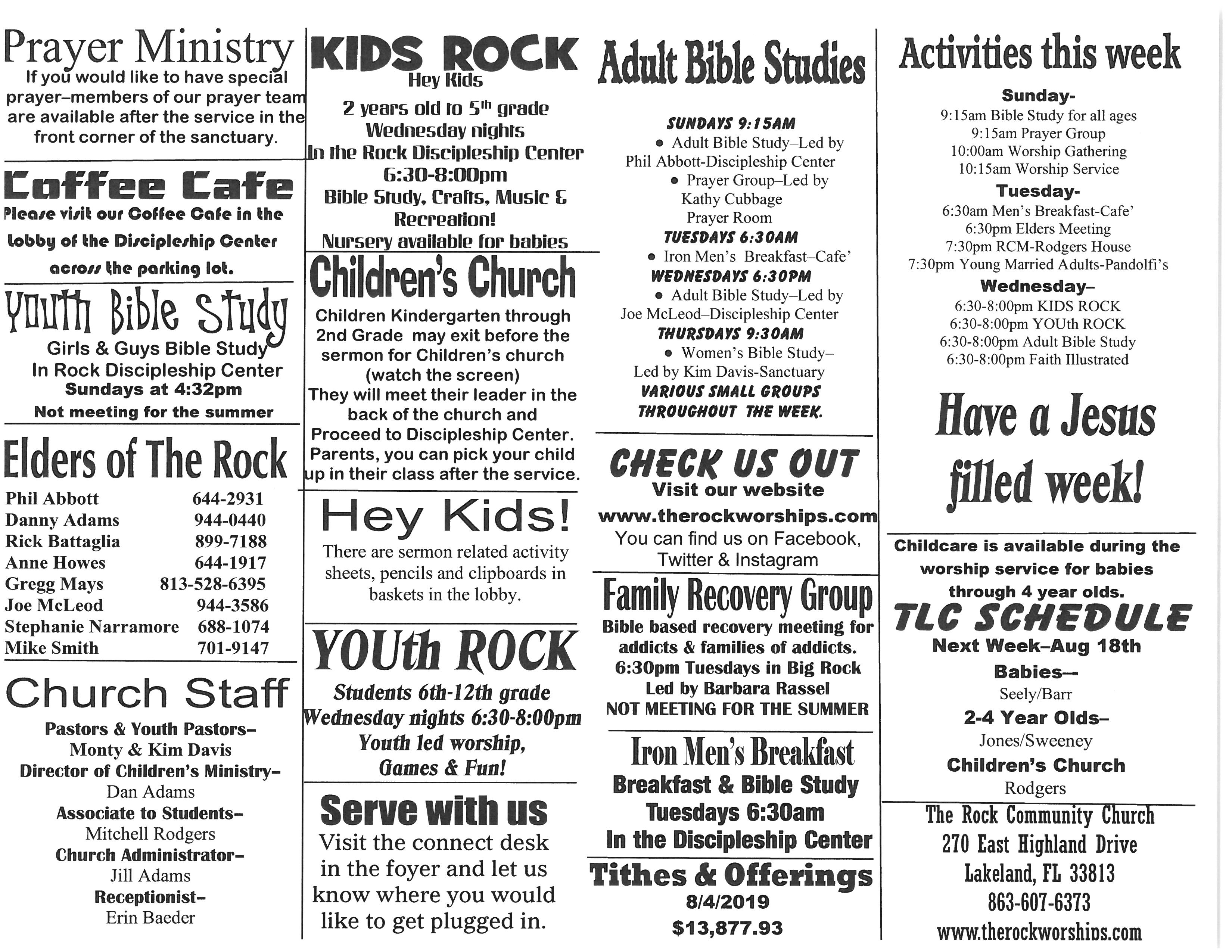 Resources - The Rock Community Church - Lakeland, FL